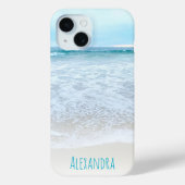 Relaxing California Ocean Beach Waves Photo Custom Case-Mate iPhone Case (Back)