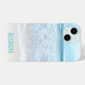 Relaxing California Ocean Beach Waves Photo Custom Case-Mate iPhone Case (Back (Horizontal))
