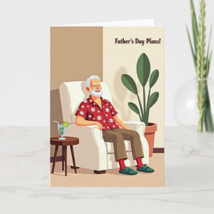 Relaxing Fathers Day Moment Card