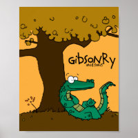 relaxing gator
