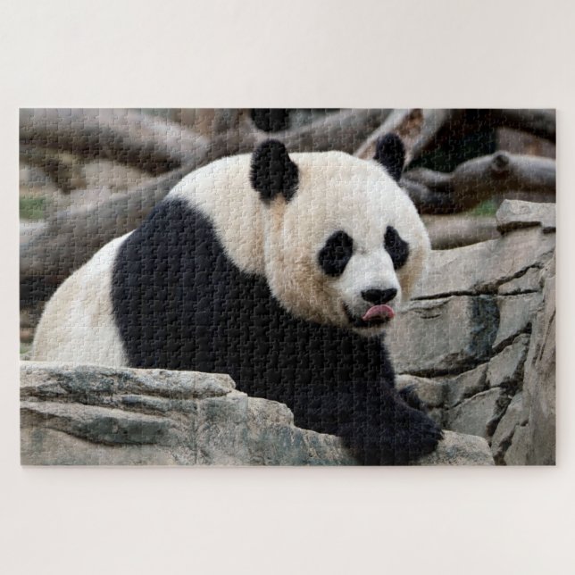 Relaxing Giant Panda, Jigsaw Puzzle (Horizontal)
