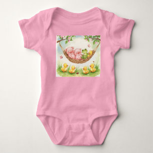 Relaxing in a Hammock Baby Bodysuit