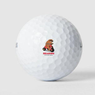 Relaxing Is My Spirit Animal Golf Balls