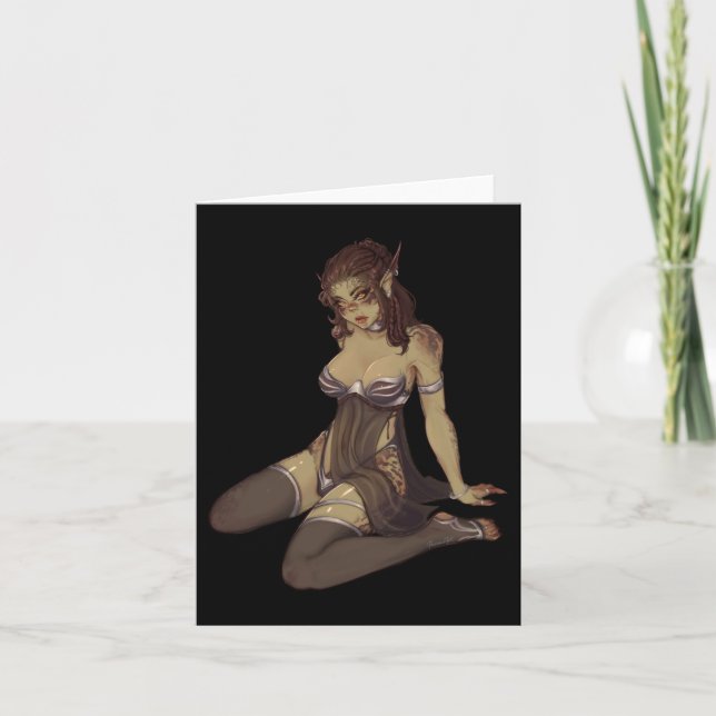 Relaxing Lae'zel Sticker  Card (Front)