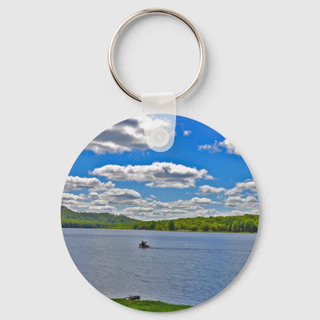 Relaxing Lake Key Ring (Front)