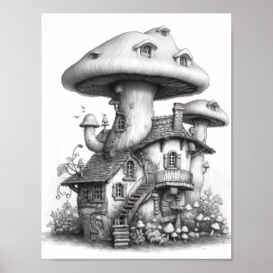 Relaxing Landscape Colouring Poster