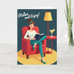 Relaxing Mothers Day Art Card