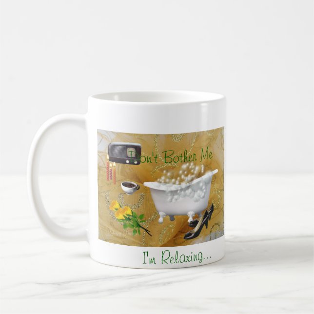 Relaxing Mug-customise Coffee Mug (Left)