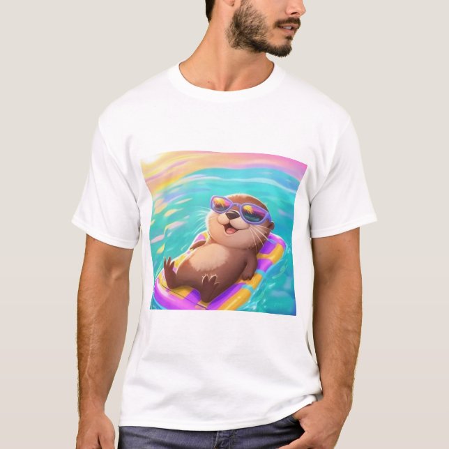 Relaxing Otter T-shirt (Front)