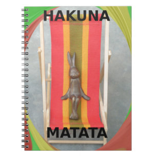 Relaxing Rabbit Vector Artwork Print Design Notebook