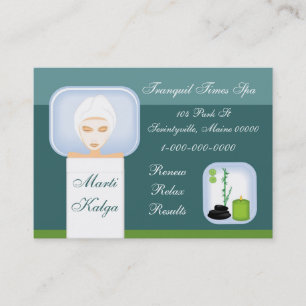 Relaxing Spa Business Card
