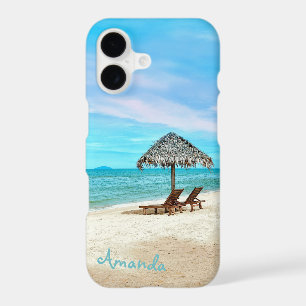 Relaxing Tropical Ocean Beach Landscape