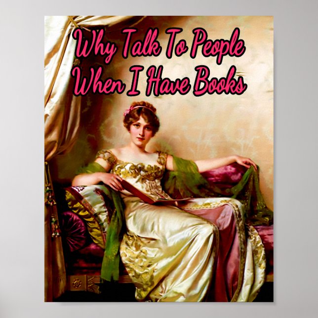 Relaxing While Reading by Frederic Soulacroix Poster (Front)