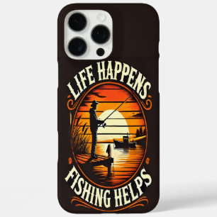 Relaxing with a Fishing Rod iPhone 16 Pro Max Case