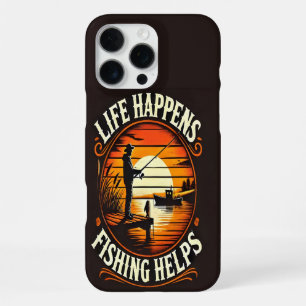 Relaxing with a Fishing Rod iPhone 16 Pro Max Case