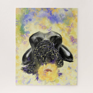 Relaxing Woman Art Puzzle