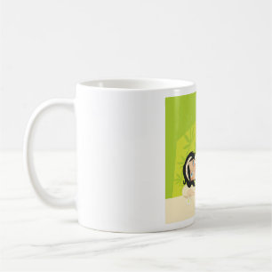Relaxing Zen Spa Woman Tropical Wellness Coffee Mug