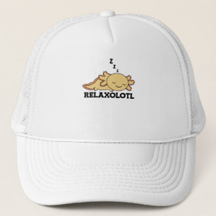 Relaxolotl Axolotl Lovers, Cute Animals Relax Trucker Hat