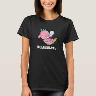 Relaxolotl Axolotl Walking Fish Amphibian Kids Boy T-Shirt
