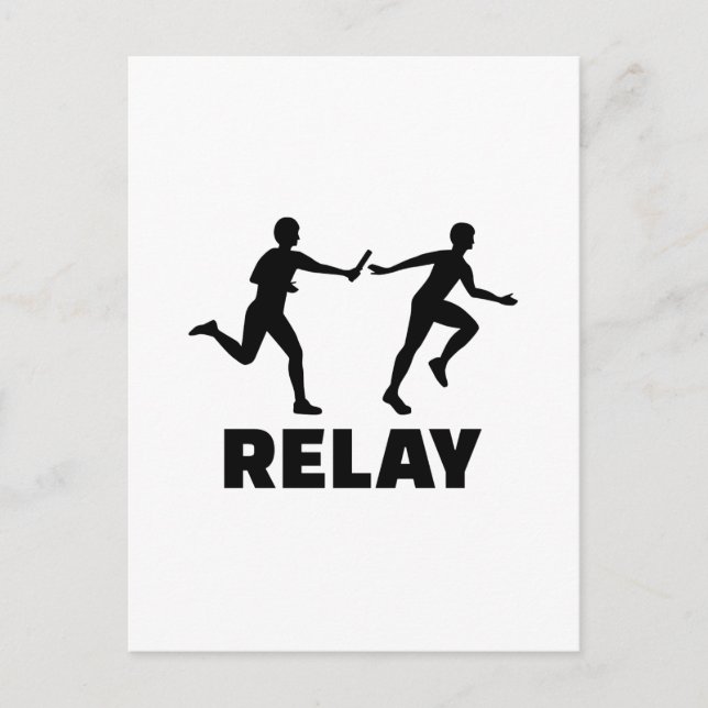 Relay race postcard (Front)