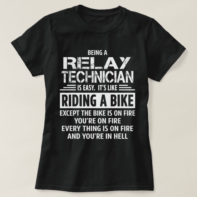 Relay Technician T-Shirt (Design Front)