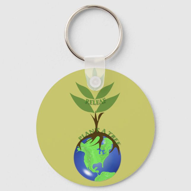 ReLeaf Plant A Tree Key Ring (Front)