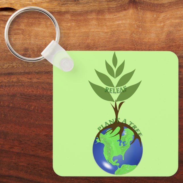 ReLeaf Plant A Tree Key Ring (Front)