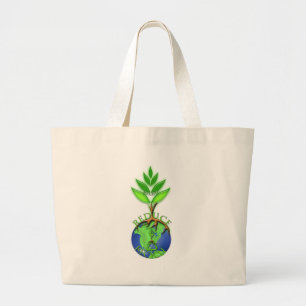 Releaf Reduce Recycle Large Tote Bag