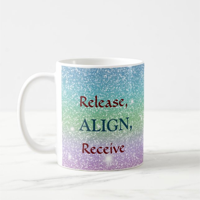 Release, Align, Receive Mug (Left)