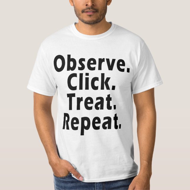 Release Canine - Click Treat Dog Training  T-Shirt (Front)