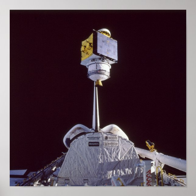 Release of SATCOM KU-2 Satellite from Atlantis Poster (Front)