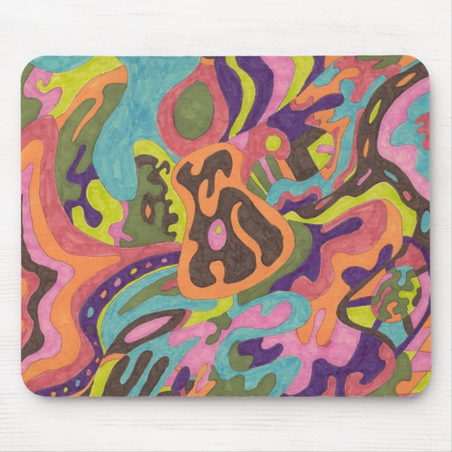 "Release" Original Abstract Mouse Pad (Front)