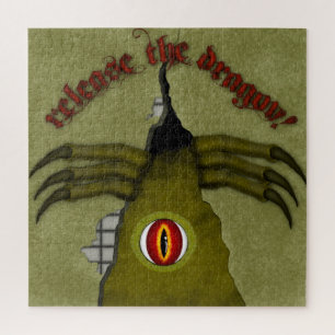 Release The Dragon! Digital Art Jigsaw Puzzle