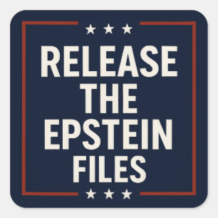 Release the Epstein Files Square Sticker