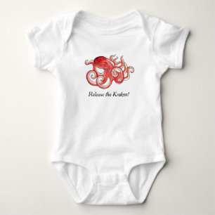 Release The Kraken Cute Little Octopus Baby Suit Bodysuit