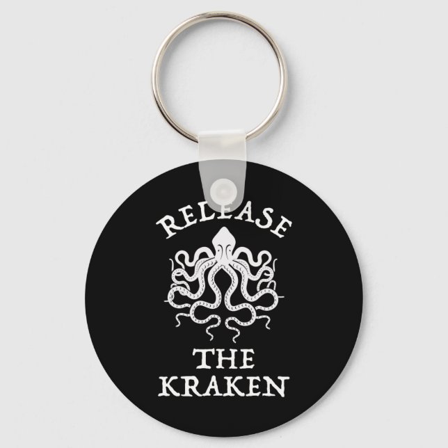 Release The Kraken Key Ring (Front)