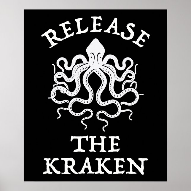Release The Kraken Poster (Front)
