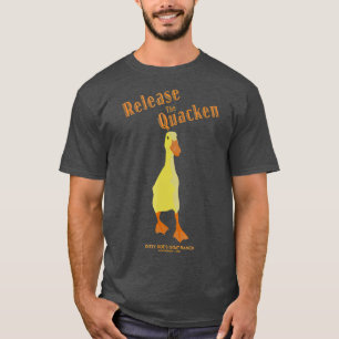 Release the Quacken Duck  Runner Duck T-Shirt