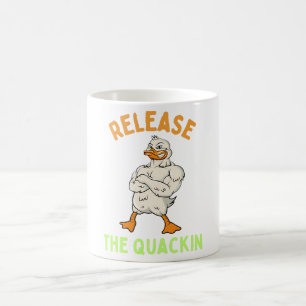 Release The Quackin Duck Gym Bodybuilder Coffee Mug