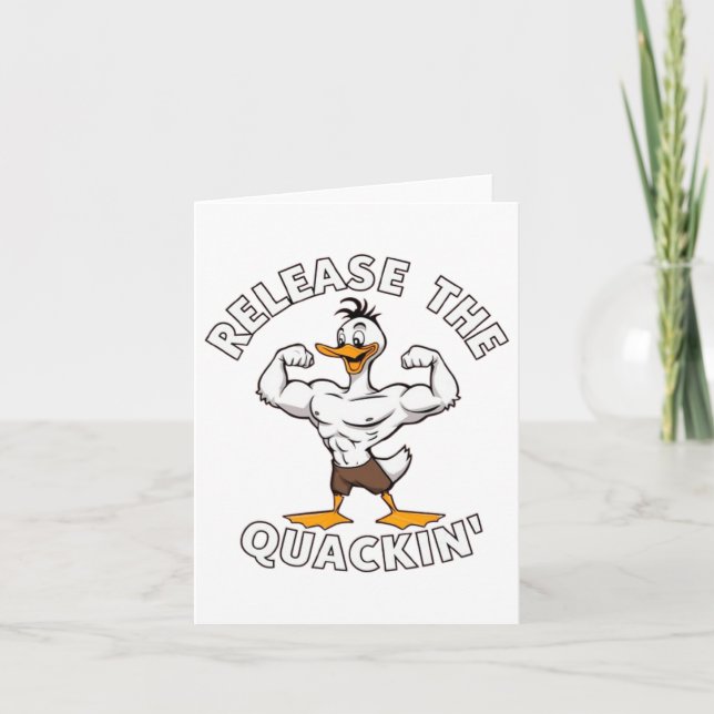 Release The Quackin' Strength Training  Card (Front)