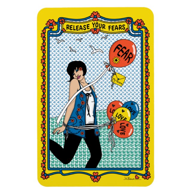 Release Your Fears_B_4x6 Refrigerator Magnet (Vertical)