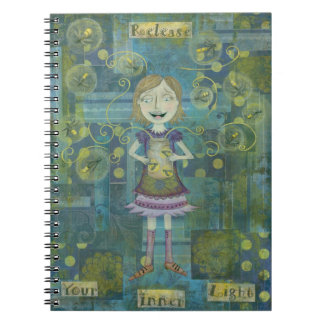 Release Your Inner Light Art Notebook