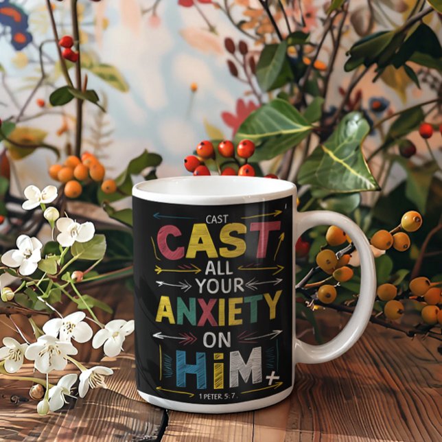 Release Your Worries, Embrace Peace Coffee Mug (Creator Uploaded)