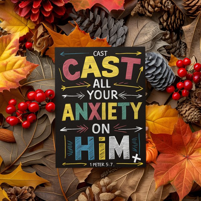 Release Your Worries, Embrace Peace Postcard (Creator Uploaded)