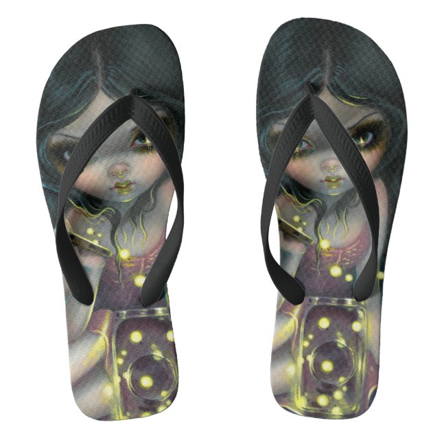 "Releasing Fireflies" Thongs (Footbed)