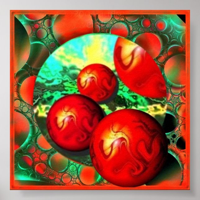 releasing the orbs poster (Front)