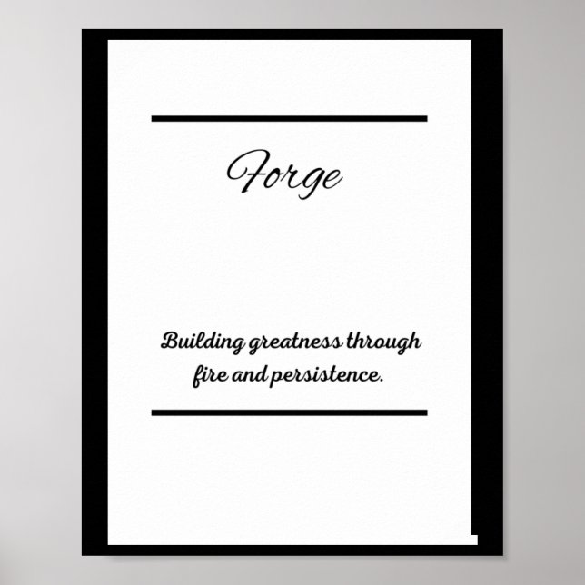 Relentless Ambition – Fearless Wall Art For Those  (Front)