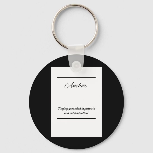 Relentless Ambition – Fearless Wall Art For Those  Key Ring (Front)