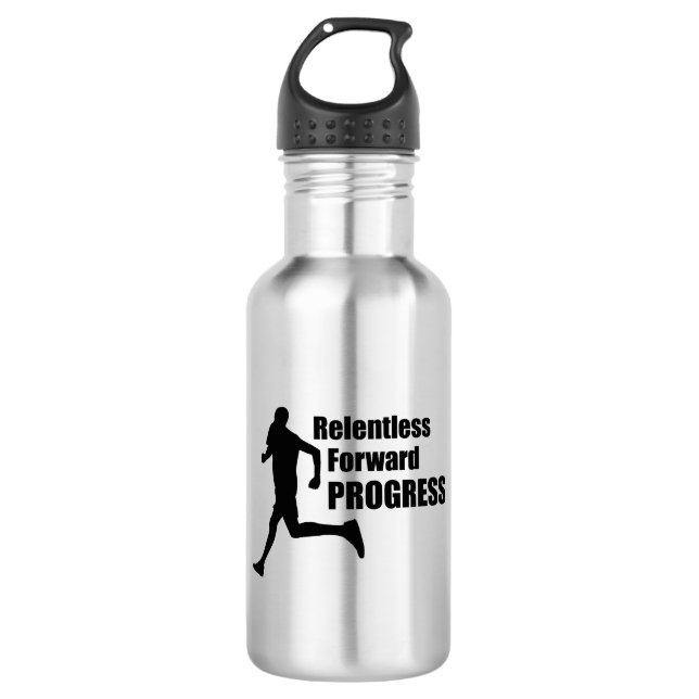 Relentless Forward Progress Running 532 Ml Water Bottle (Front)