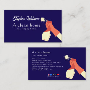 Reliable Cleaning Business Card